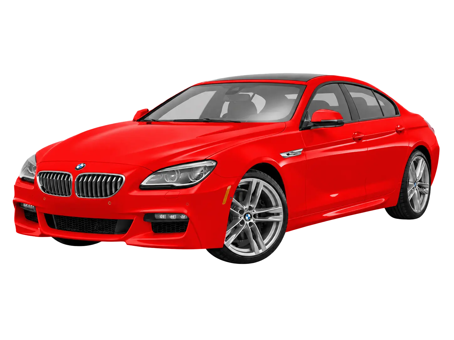 BMW in red