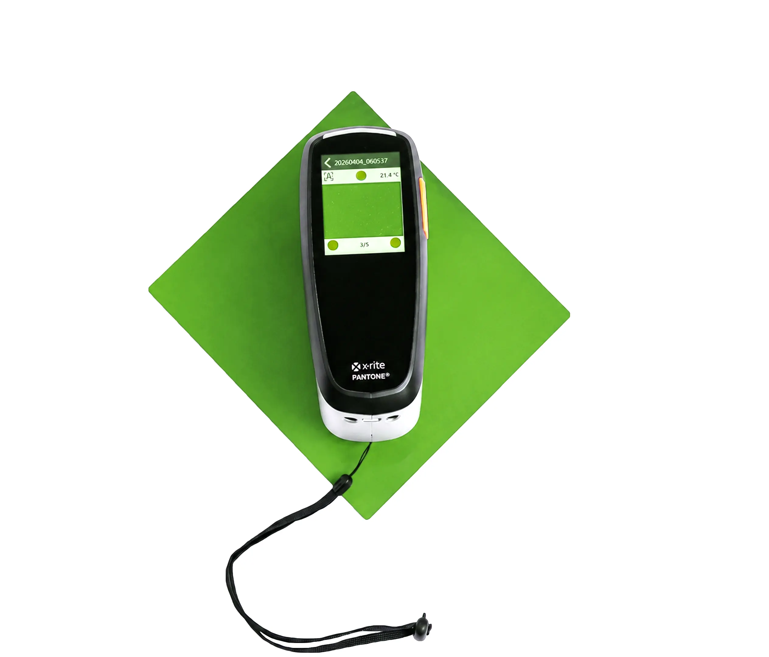 Numix X-Rite MA-5C spectrophotometer measuring solid and metallic automotive paint flakes