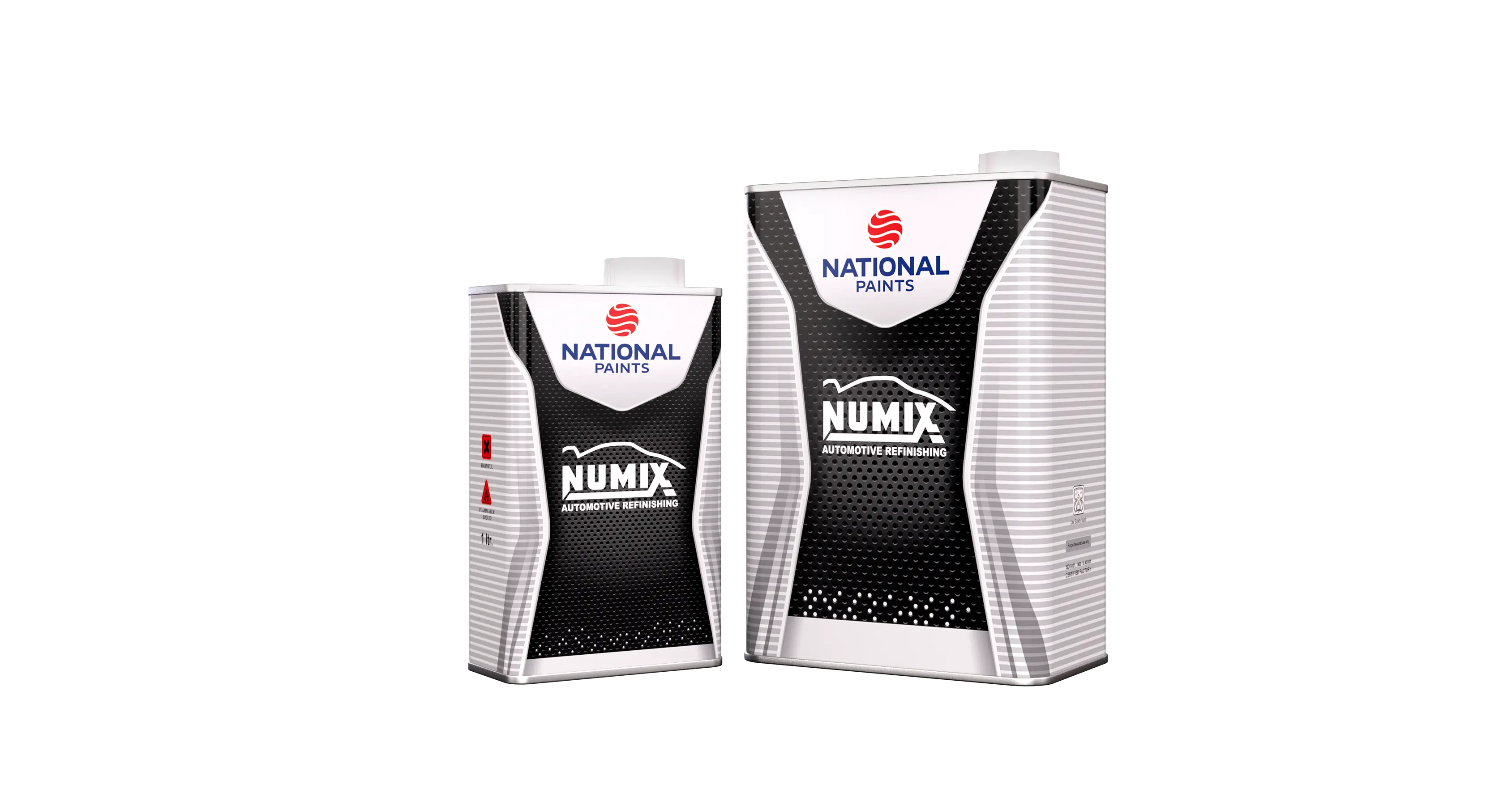 Numix automotive paint thinner cans
